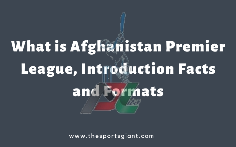What is Afghanistan Premier League(APL), Introduction Facts and Formats